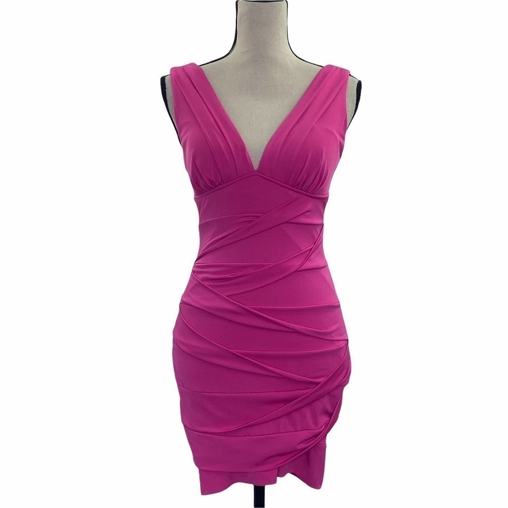 EMERALD Sundae Pink Sleeveless Mini Bodycon Dress